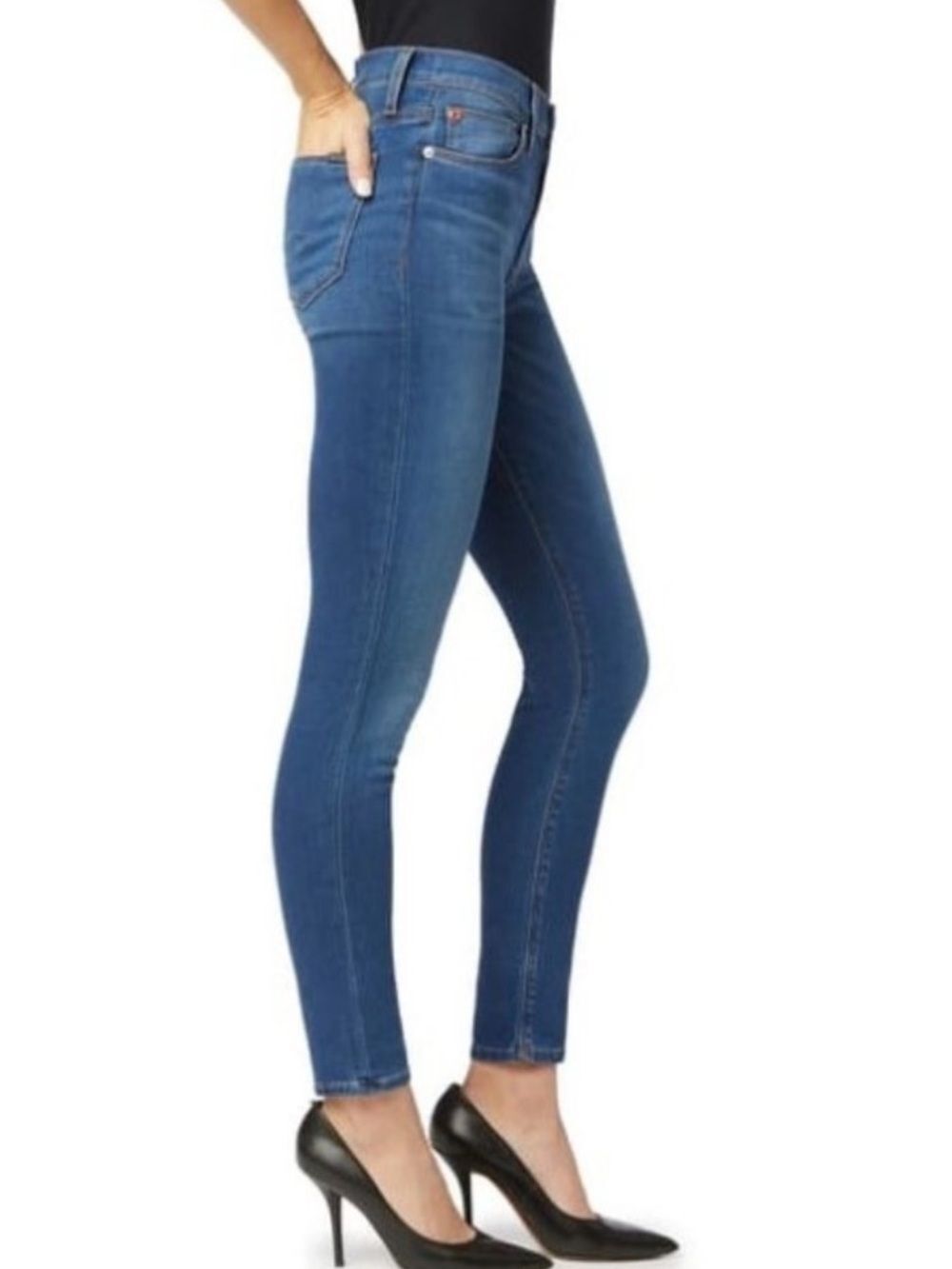 HUDSON Natalie Mid Rise Ankle Skinny Jeans size 26